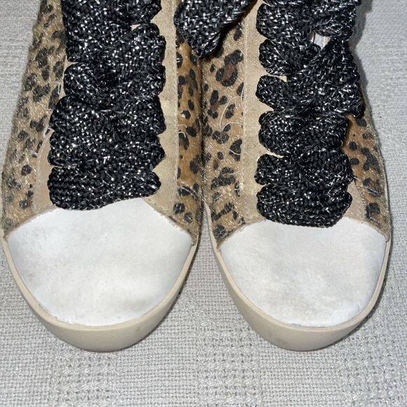 Gola Women’s Fashion Ankle Tops Size 39 U.S. 8 M Gold Leopard Print Synthetic - Picture 7 of 12